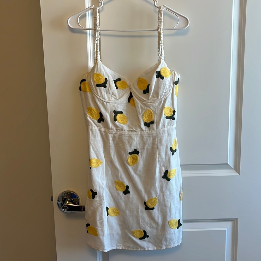 Lemon mini dress